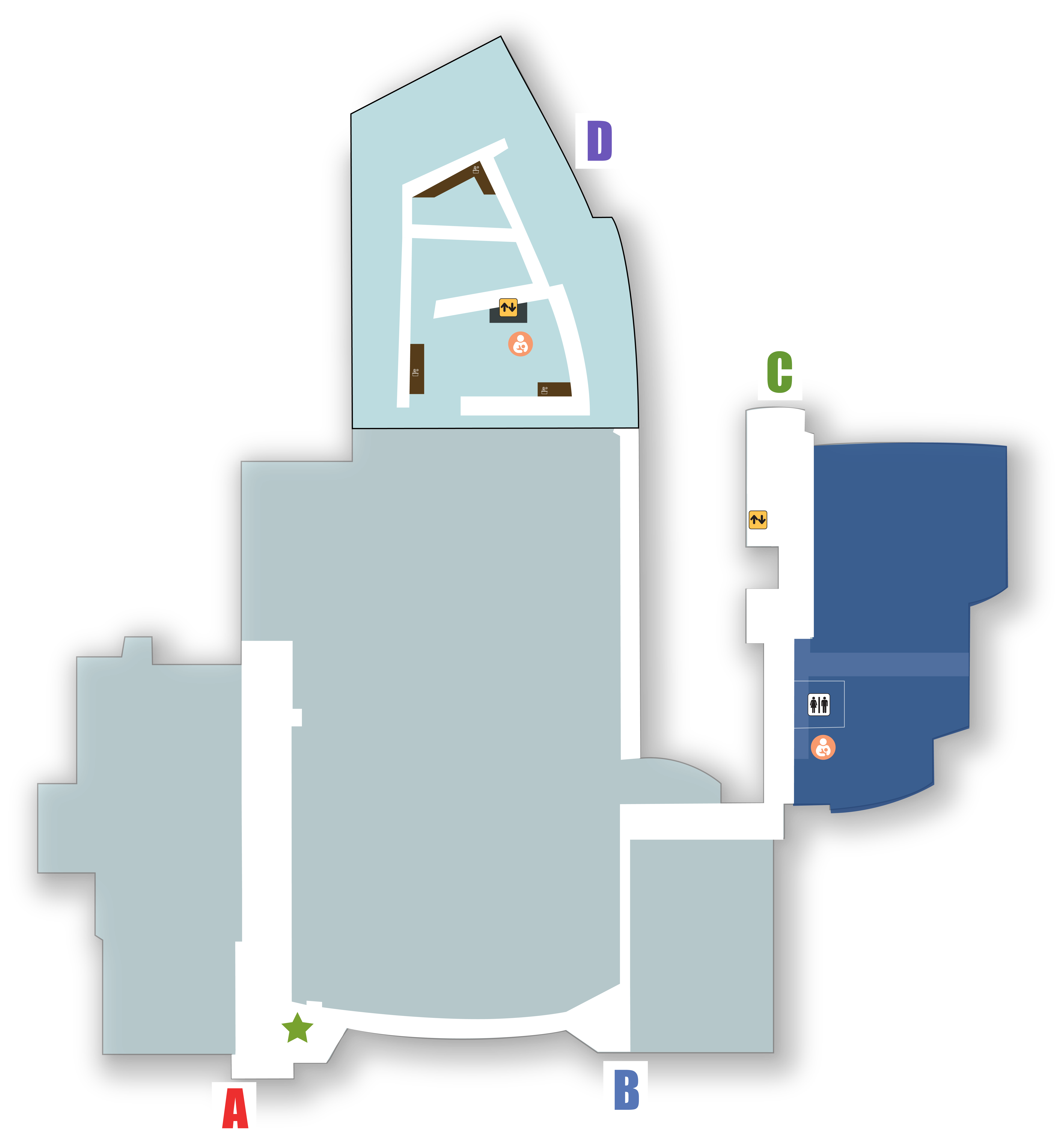 Second floor map